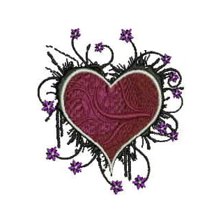 Floral Heart 12819