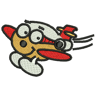 Cartoon Plane 11520