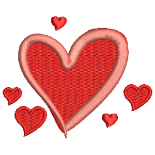 Love Hearts 10036