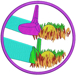 Golf tee off 10841