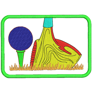 Golf tee off 10844