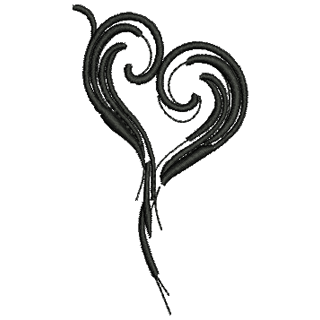 Heart Scroll 10060