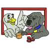A Dog and a Duck 10412